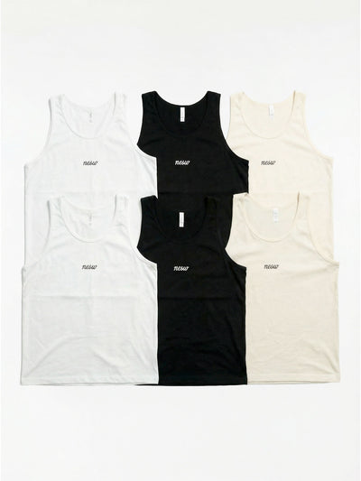Relaxed Cotton Tank 6 Pack