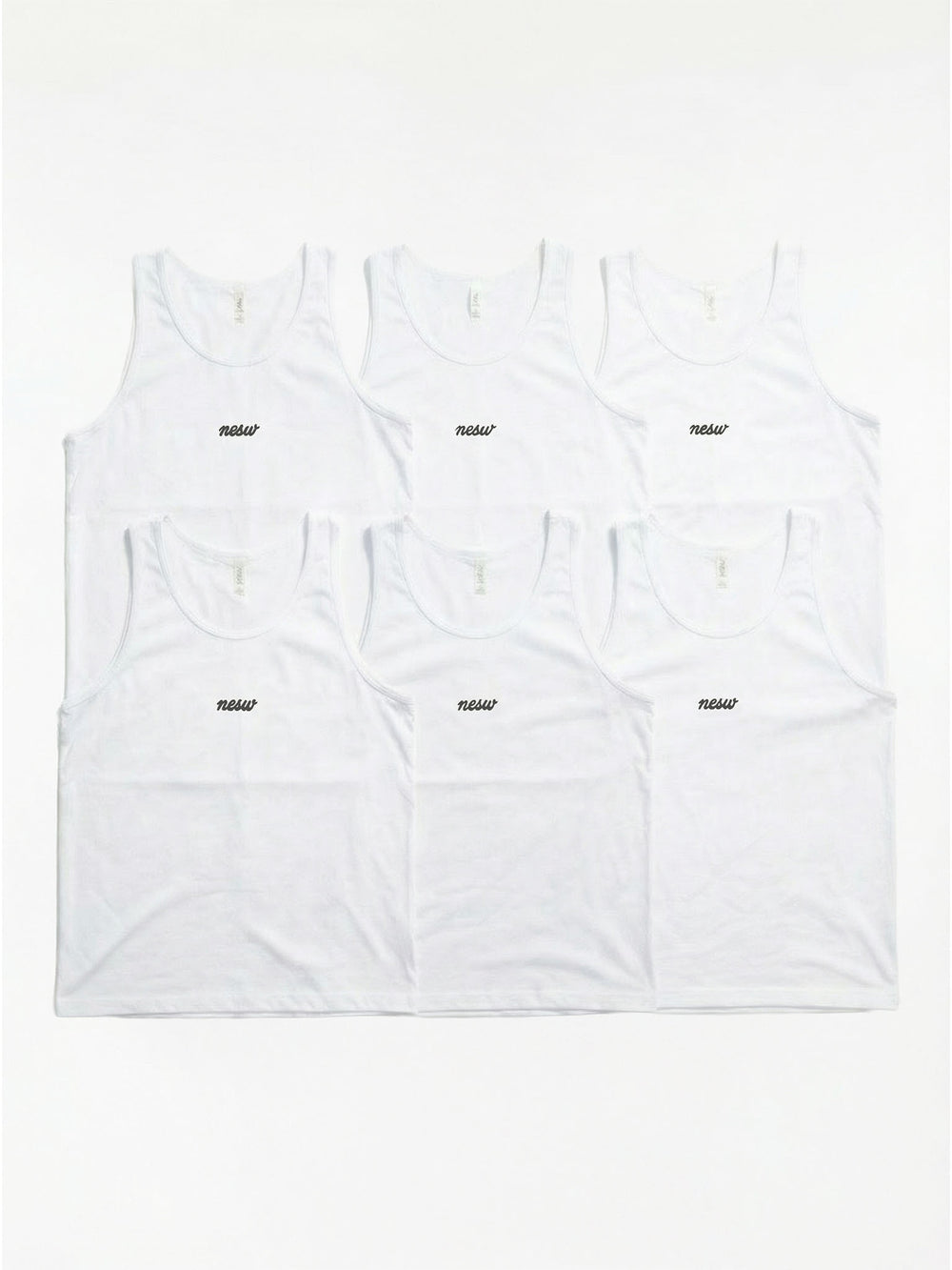 Premium Cotton Tank 6 Pack