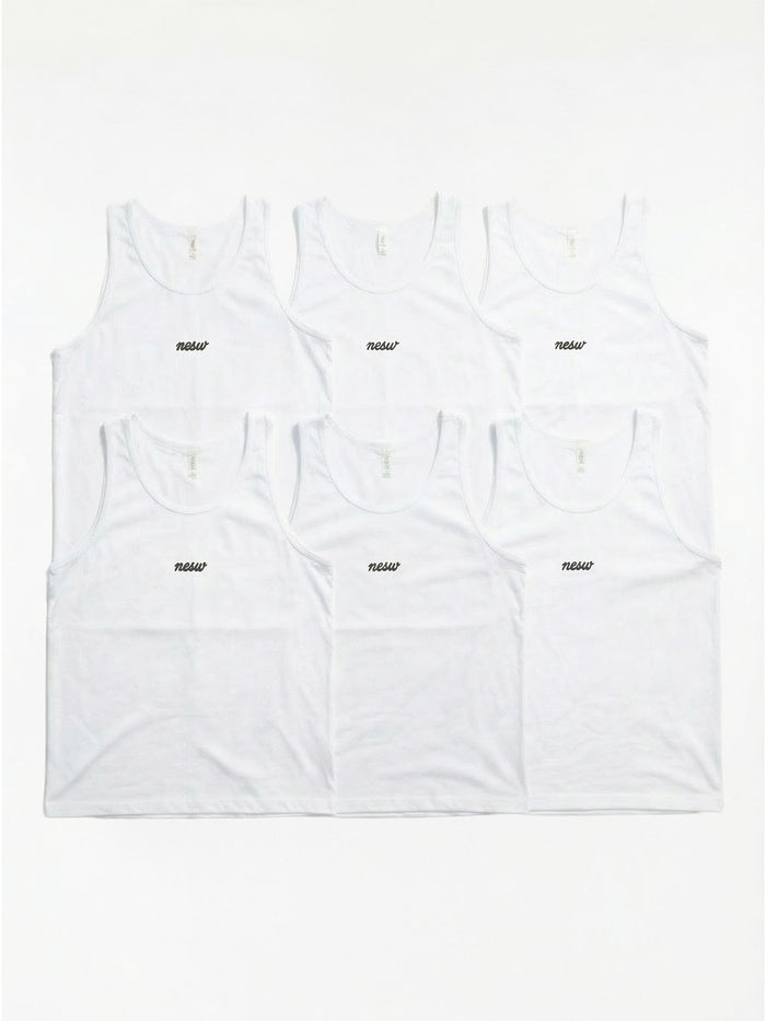 Premium Cotton Tank 6 Pack